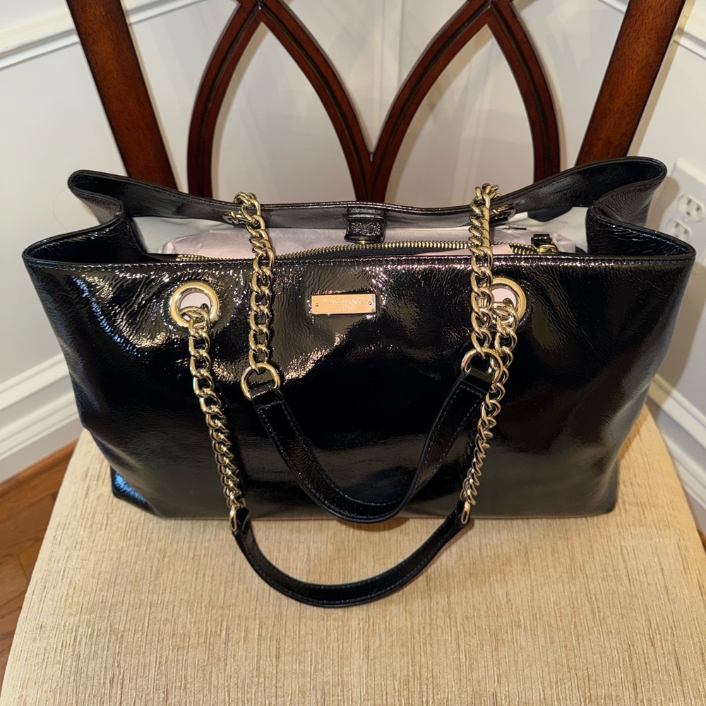Kate Spade Patent Leather Tote Bag